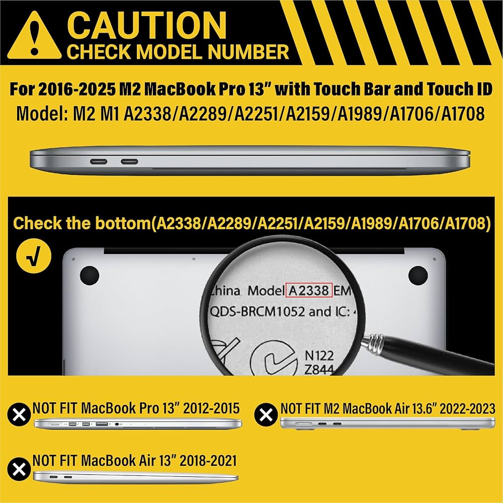 Amazon.com: IBENZER Compatible with 2025 2024 M2 MacBook Pro